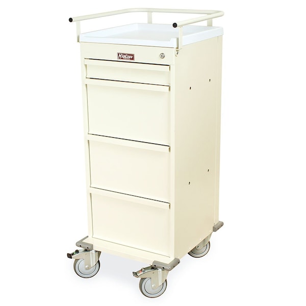 Value Punch Card Medication Cart for Seniors, 300 Punch Card Capacity, Key Lock